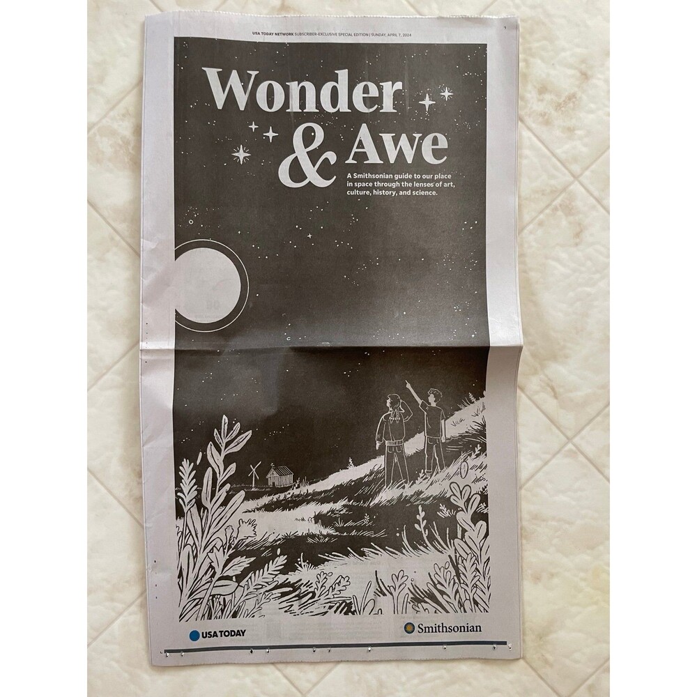 Wonder & Awe Smithsonisan USA Today collectible newspaper